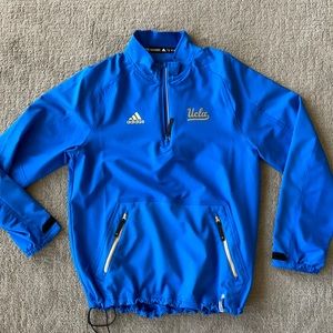 NWOT ☀️UCLA 💙 blue 1/4 Zip jacket by Adidas
